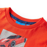 Vidaxl -Kinderhemd mit langen Ärmeln 128 leuchtend orange - afbeelding 3