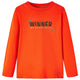 Vidaxl -Kinderhemd mit langen Ärmeln 116 leuchtend orange