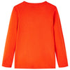 Vidaxl -Kinderhemd mit langen Ärmeln 116 leuchtend orange