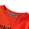 Vidaxl -Kinderhemd mit langen Ärmeln 116 leuchtend orange