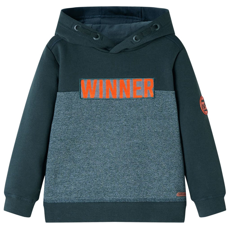 Vidaxl Kinderpullover mit Hood 104 Dark Green