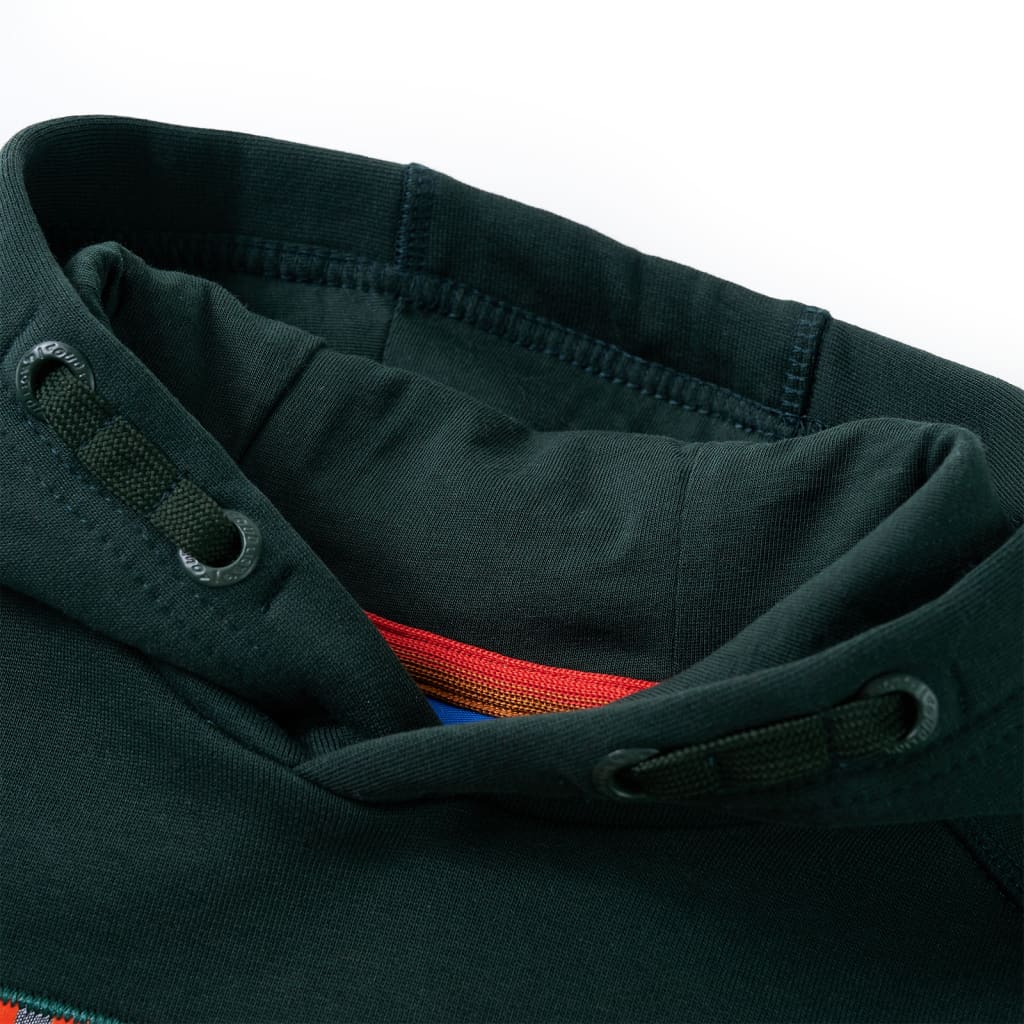 Vidaxl Kinderpullover mit Hood 104 Dark Green