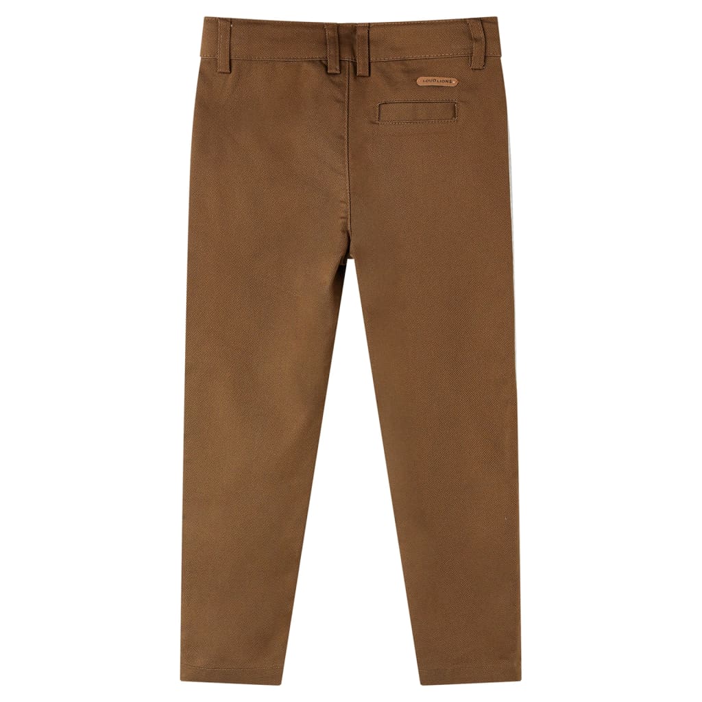 Vidaxl Kinderbroek 116 Cognac gefärbt