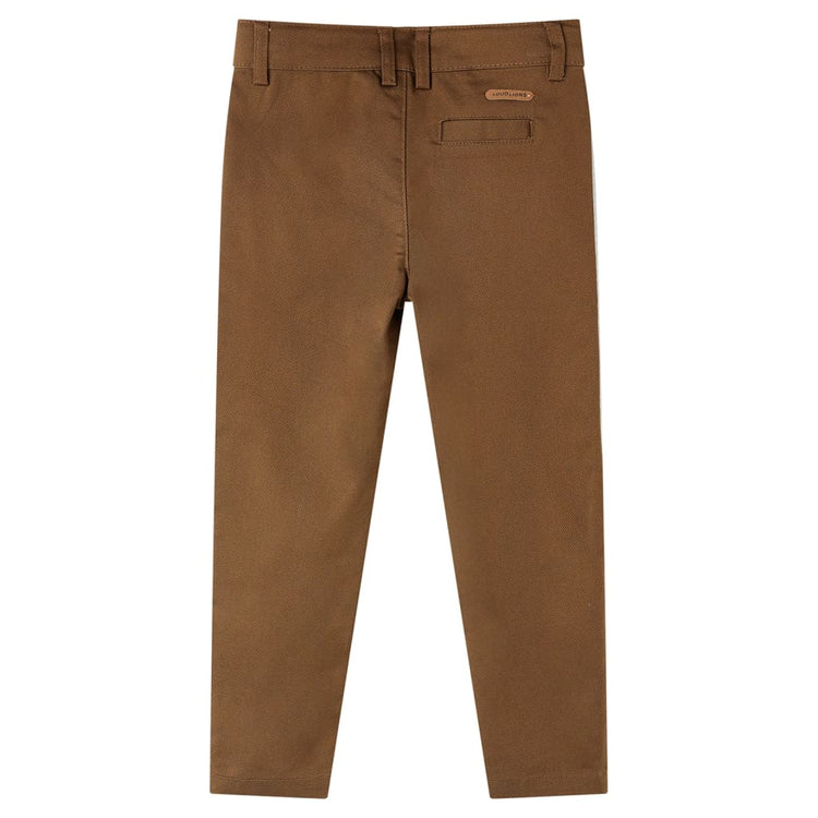 Vidaxl Kinderbroek 116 Cognac gefärbt