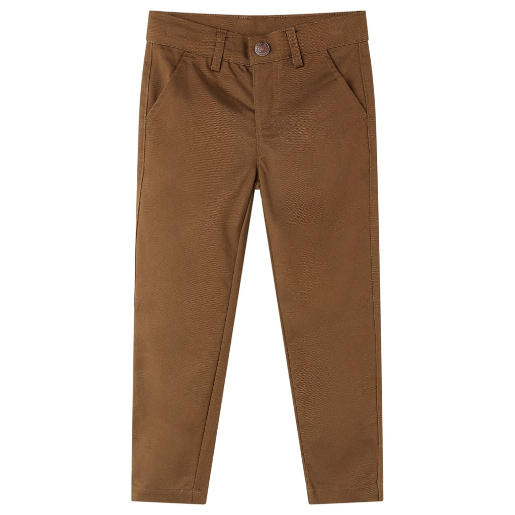 Vidaxl KinderBroek 140 Cognac gefärbt