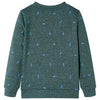 Vidaxl Kinderpullover 104 gemischt dunkelgrün