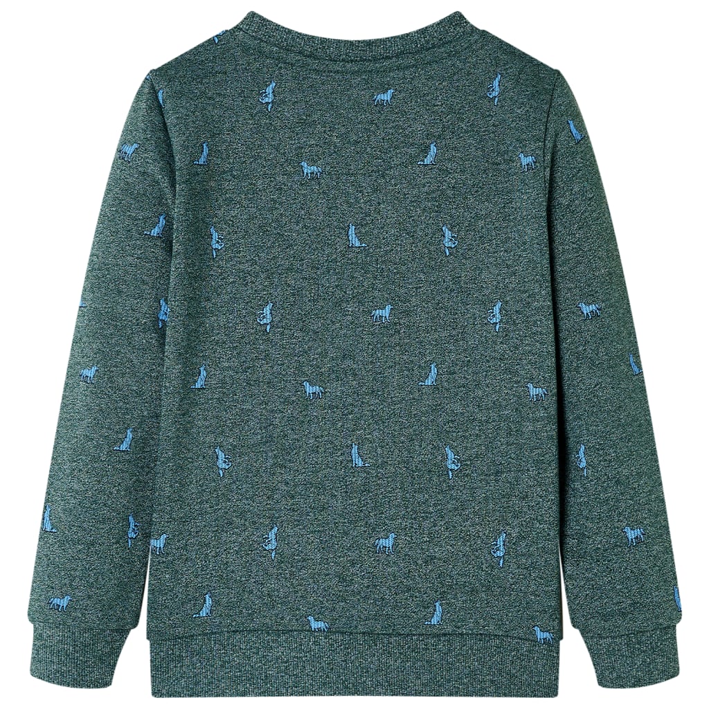Vidaxl Kinderpullover 104 gemischt dunkelgrün