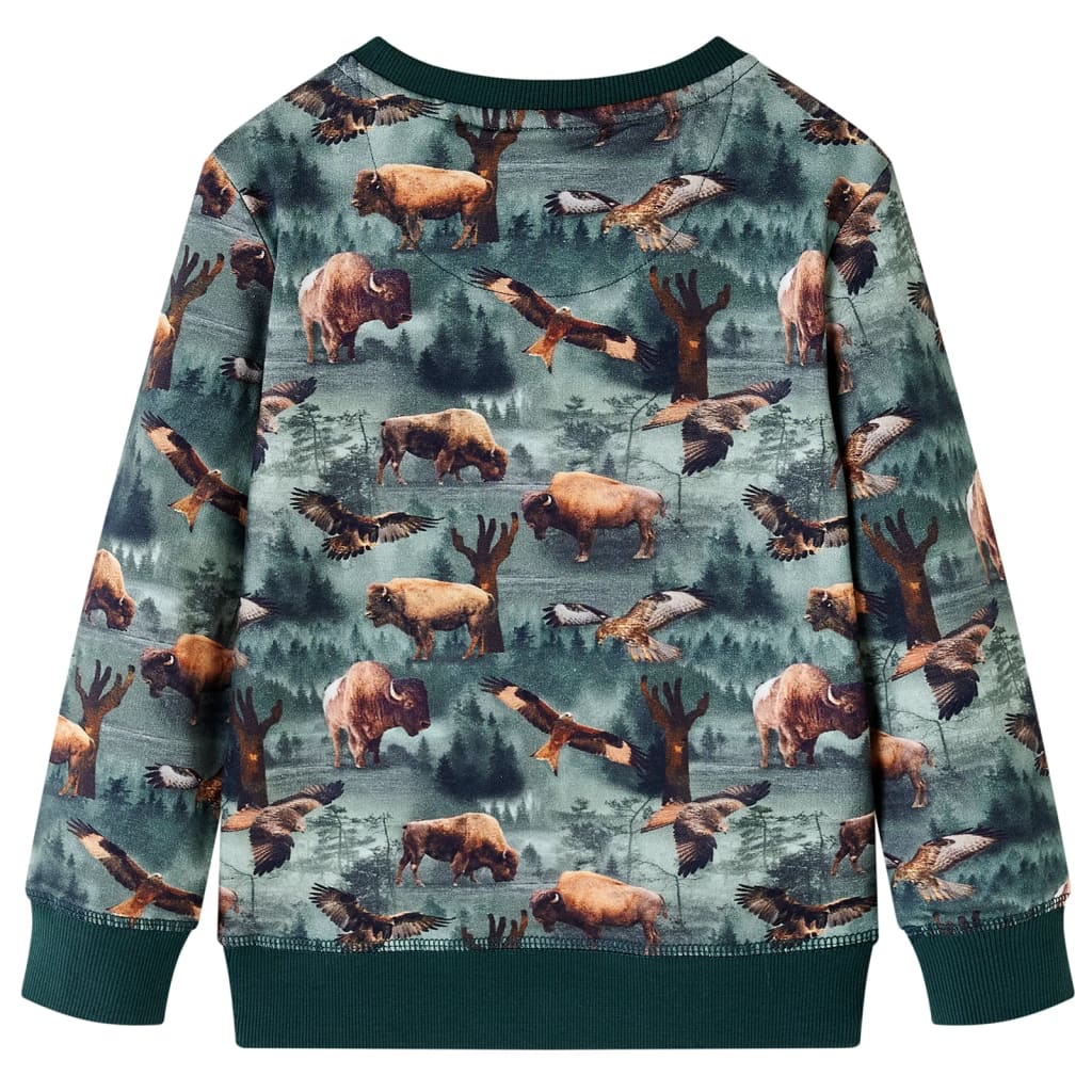 Vidaxl Kinderpullover 104 Dunkelgrün