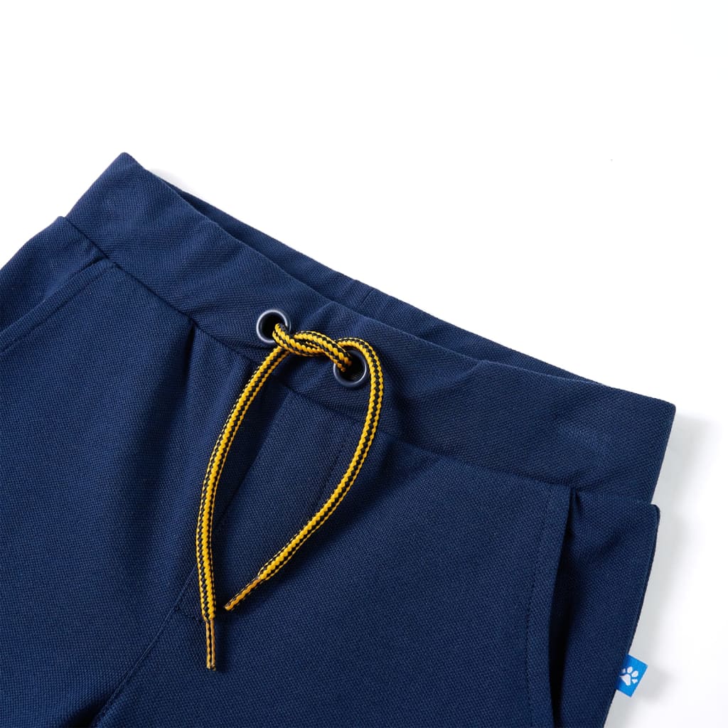 Vidaxl Kinderbroek mit Kordelstring 116 Marineblau