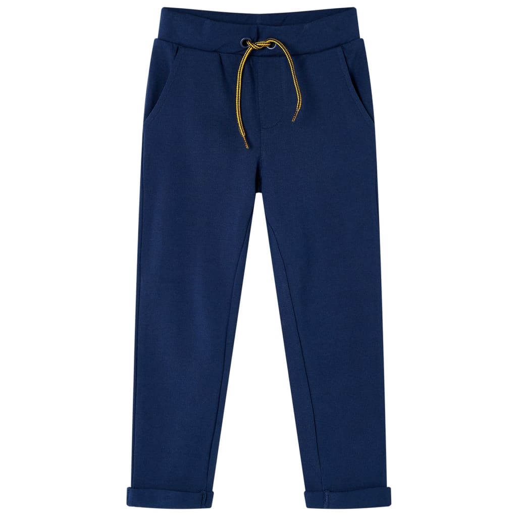 Vidaxl Kinderbroek mit Kordelstring 128 Marineblau