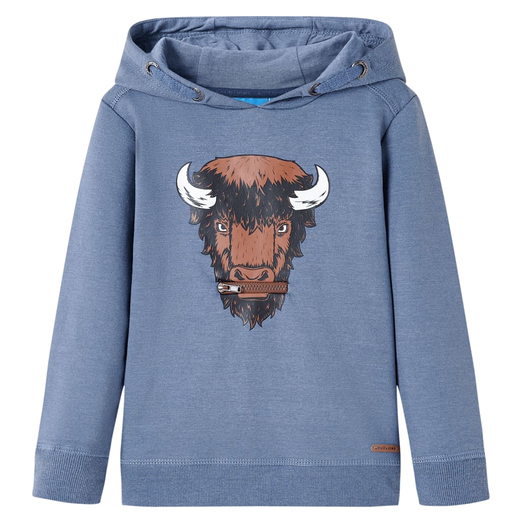 Vidaxl Kinderpullover mit Hood 92 gemischt Blau