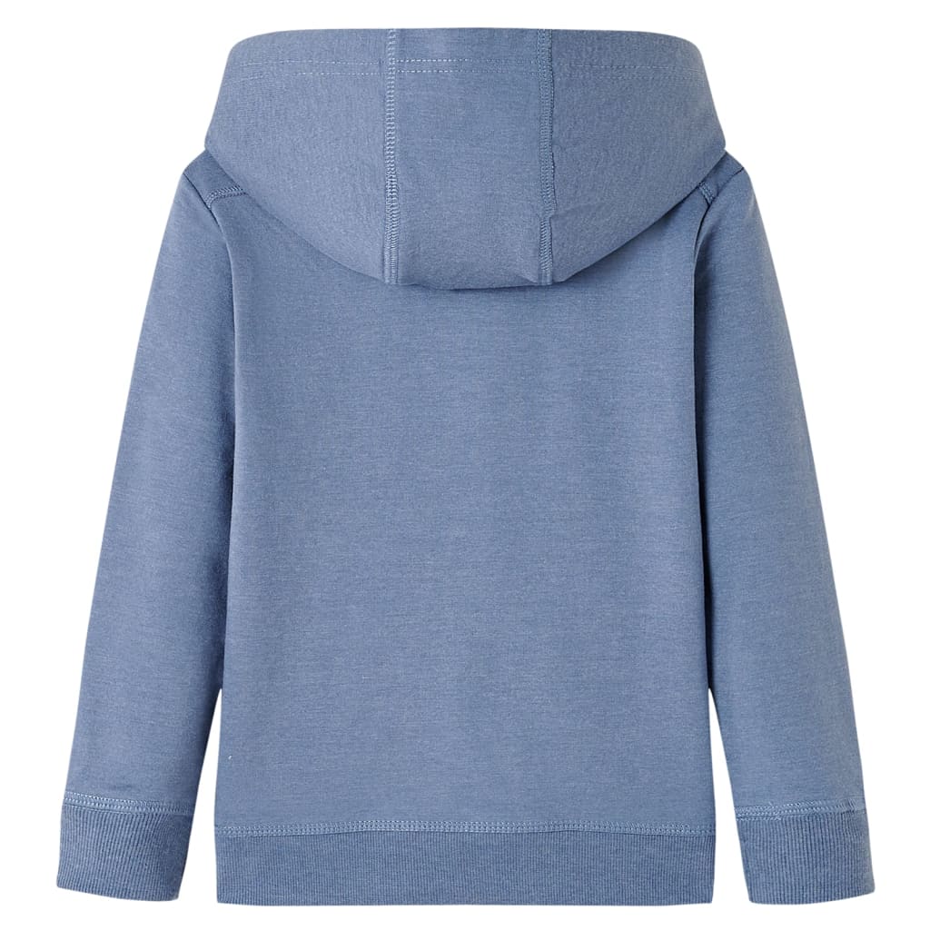 Vidaxl Kinderpullover mit Hood 92 gemischt Blau