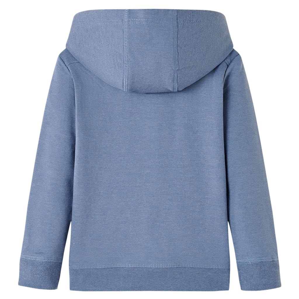 Vidaxl Kinderpullover mit Hood 104 gemischt Blau