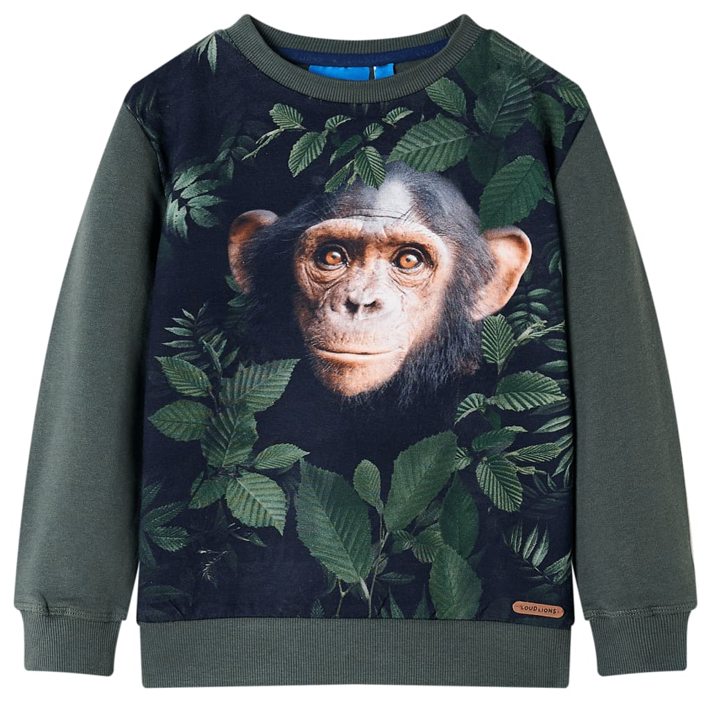 Vidaxl Kinderpullover 128 Donkerkakikleur