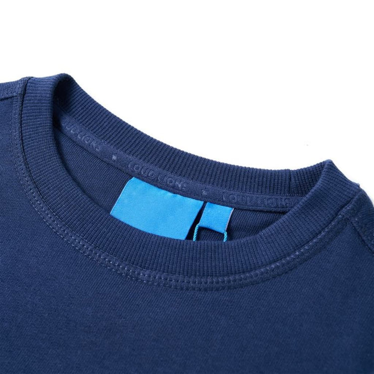 Vidaxl Kinderpullover 128 Marineblau