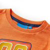 Vidaxl -Kinderhemd mit langen Ärmeln 140 Dark Orange