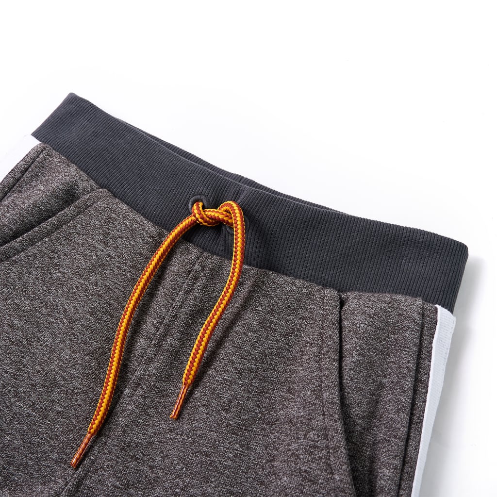 Vidaxl Kinder jogginghose 128 gemischt dunkelgrau