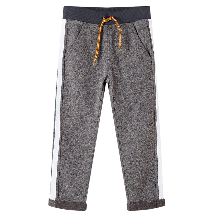 Vidaxl Kinder jogginghose 140 gemischt dunkelgrau