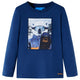 Vidaxl Kinderhemd mit langen Ärmeln 128 Jeans Blau