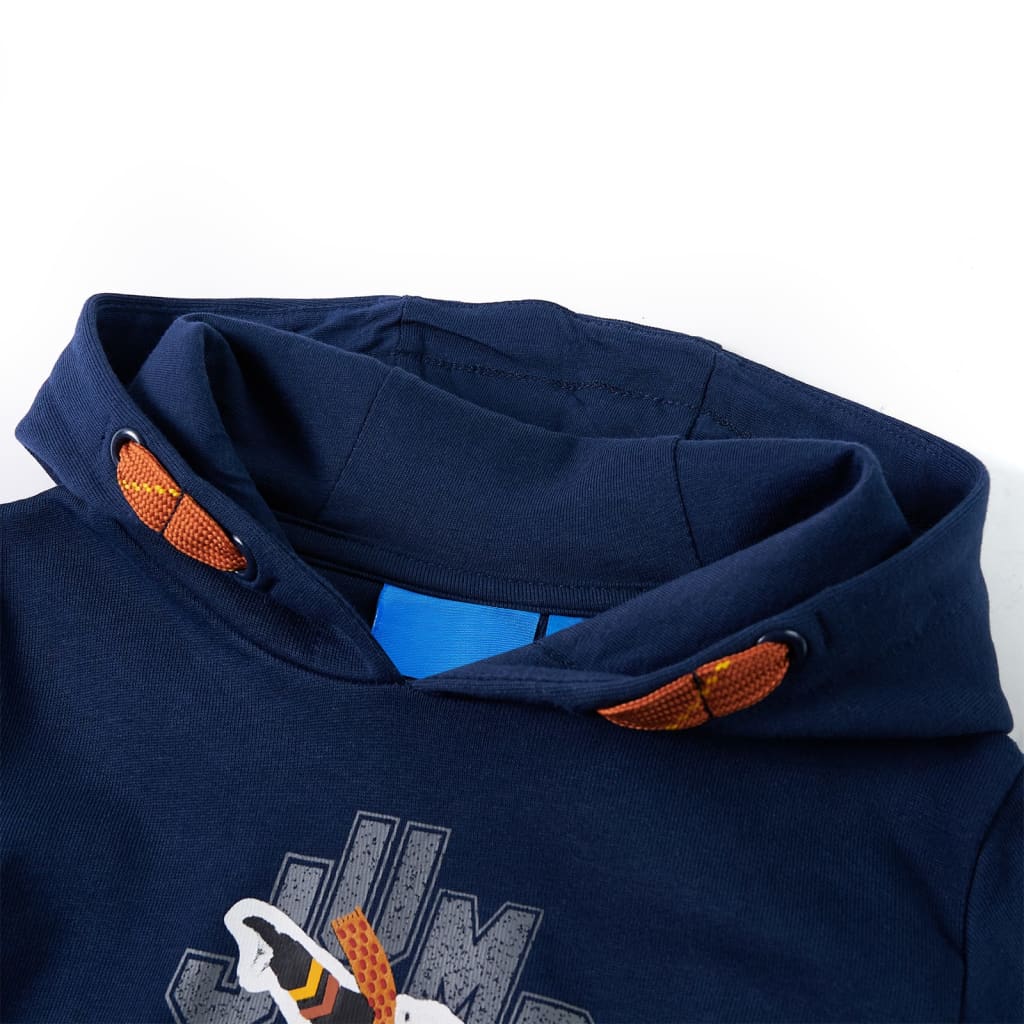 Vidaxl Kinderpullover mit Hood 104 Marine Blue