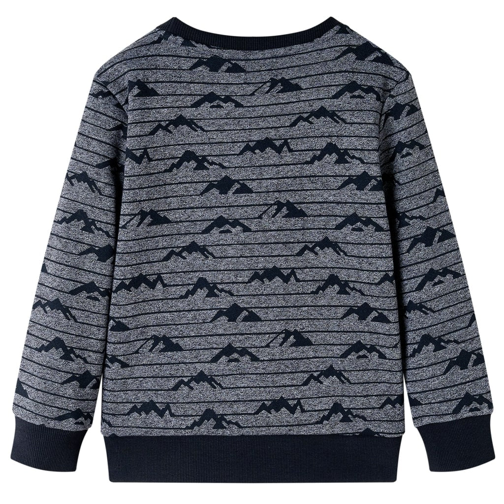 Vidaxl Kinderpullover 116 gemischtes Marineblau