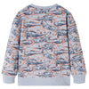 Vidaxl Kinderpullover 92 gemischt grau
