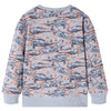 Vidaxl Kinderpullover 140 gemischt grau