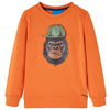 Vidaxl Kinderpullover 104 Donkeroranje