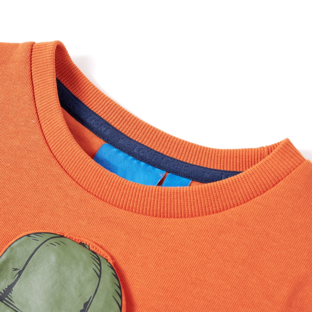 Vidaxl Kinderpullover 140 Donkeroranje