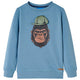 Vidaxl Kinderpullover 92 Middelblauw