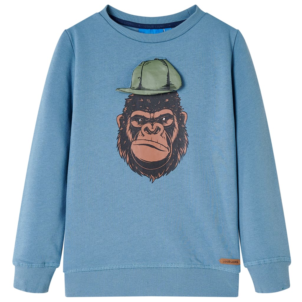 Vidaxl Kinderpullover 104 Middelblauw