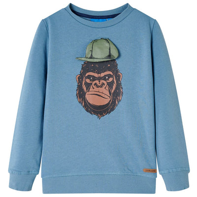 Vidaxl Kinderpullover 104 Middelblauw
