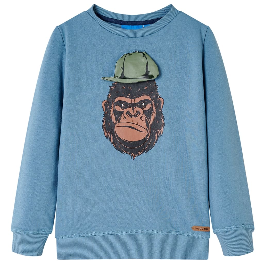 Vidaxl Kinderpullover 116 Middelblauw