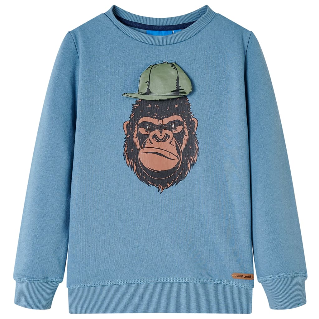 Vidaxl Kinderpullover 140 Middelblauw