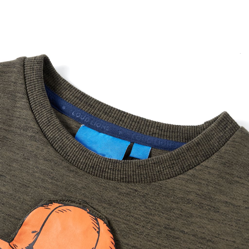 Vidaxl Kinderpullover 140 gemischte dunkle Tasche -Herstellung