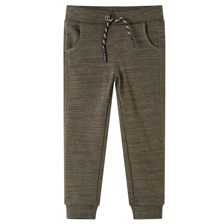 Vidaxl Kinder jogging Hosen 128 gemischte dunkle Kaki