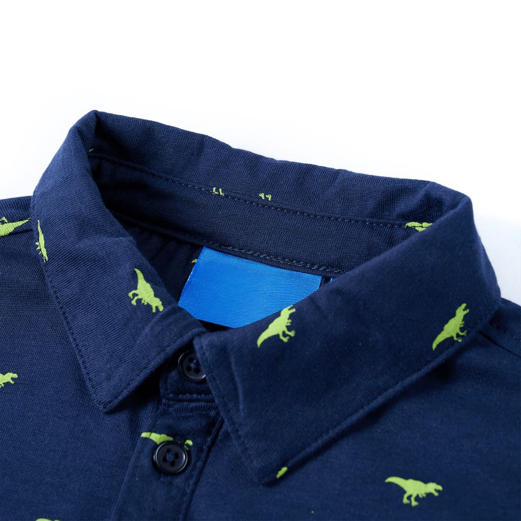 Vidaxl Kinderhemd 140 Marineblau