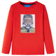 VidaXL Kindershirt mit langen Ärmeln 140 rot