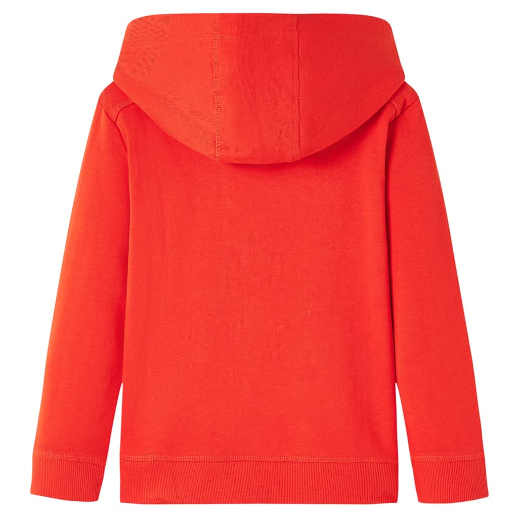 Vidaxl Kinderpullover mit Hood 128 Rot