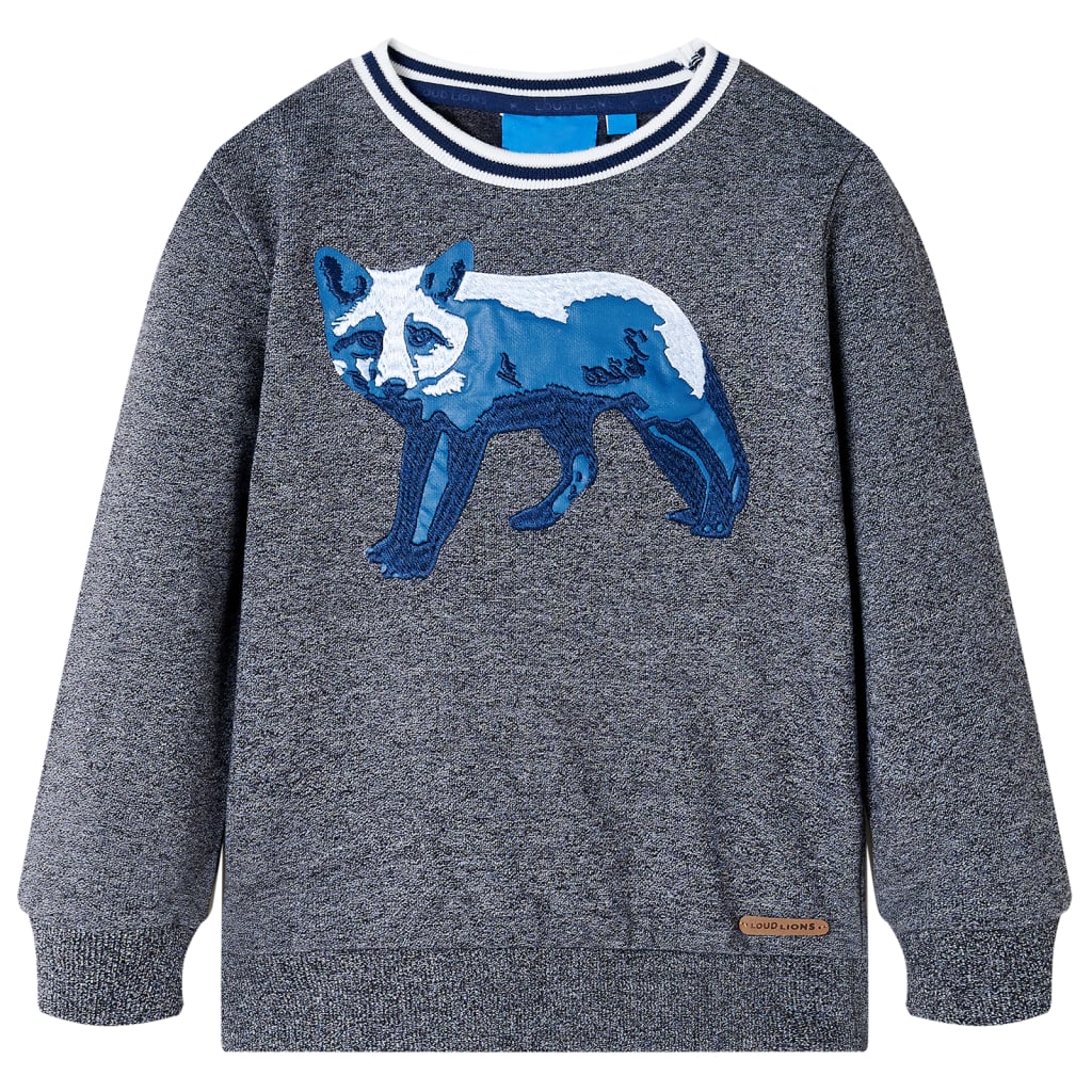Vidaxl Kinderpullover 116 gemischtes Marineblau