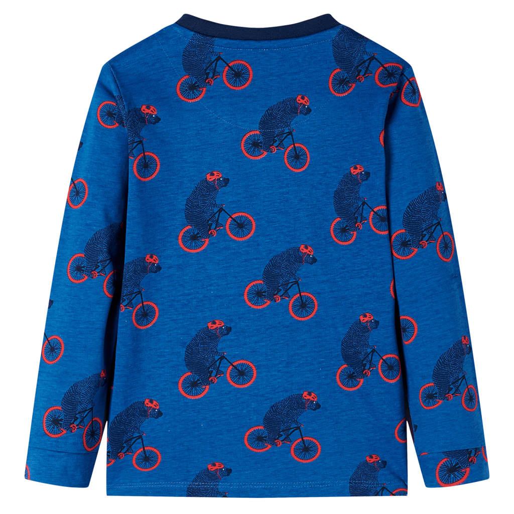 Vidaxl -Kinderpyjama mit Langhülsen 92 Petroleum -Colored