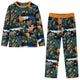 Vidaxl Kinderpyjamas mit Langhülsen 128 Donkergroen