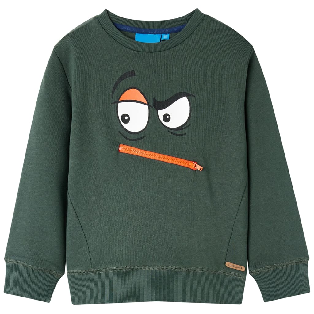 Vidaxl Kinderpullover 104 Dunkelgrün