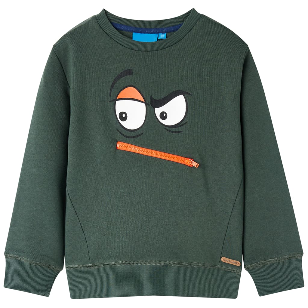 Vidaxl Kinderpullover 116 Dunkelgrün