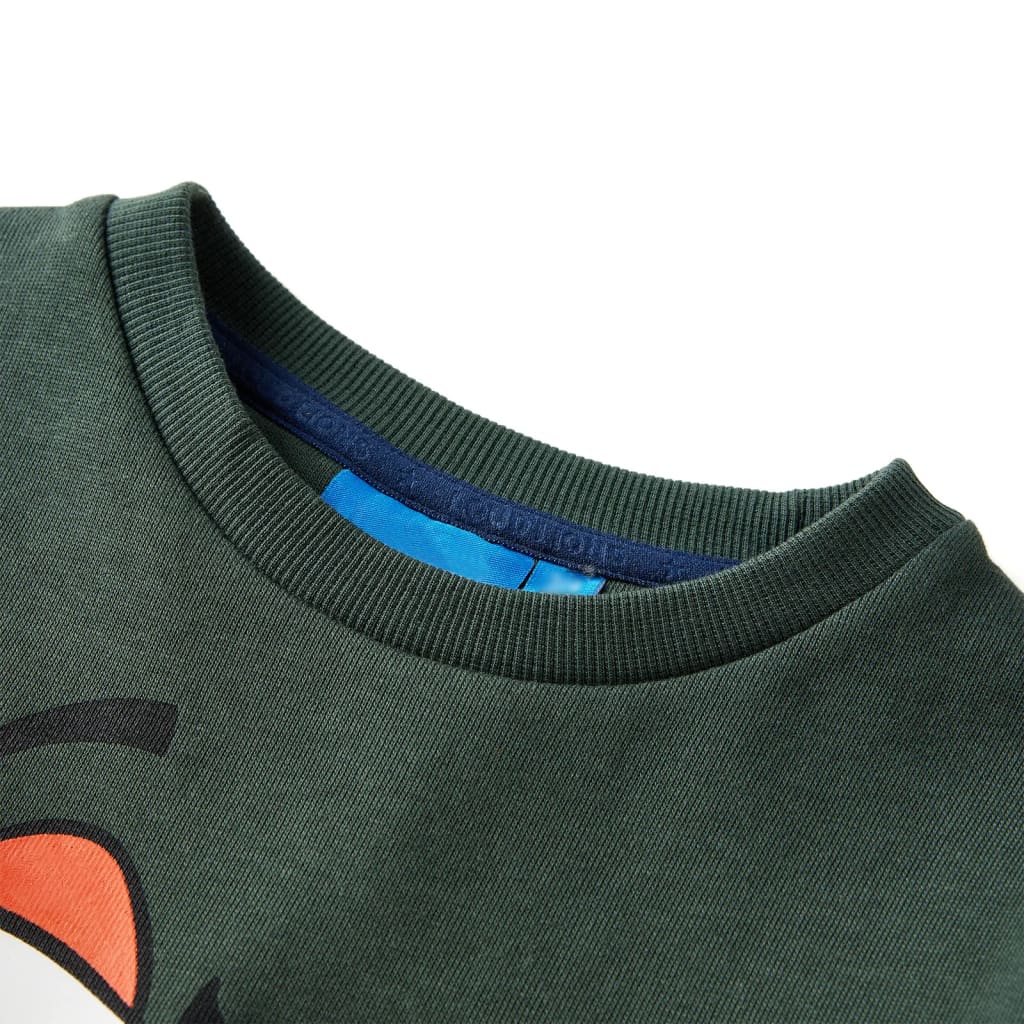 Vidaxl Kinderpullover 140 dunkelgrün