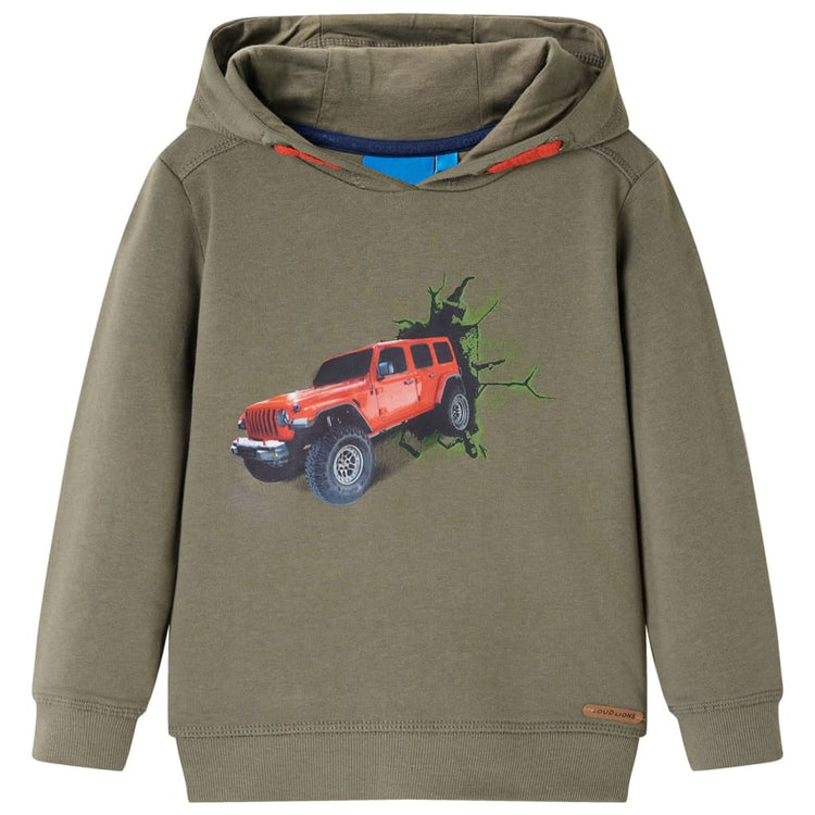 Vidaxl Kinderpullover mit Hood 116 Kakikentre