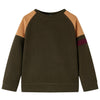 Vidaxl Kinderpullover 92 Donkerkakiklur und Kamel