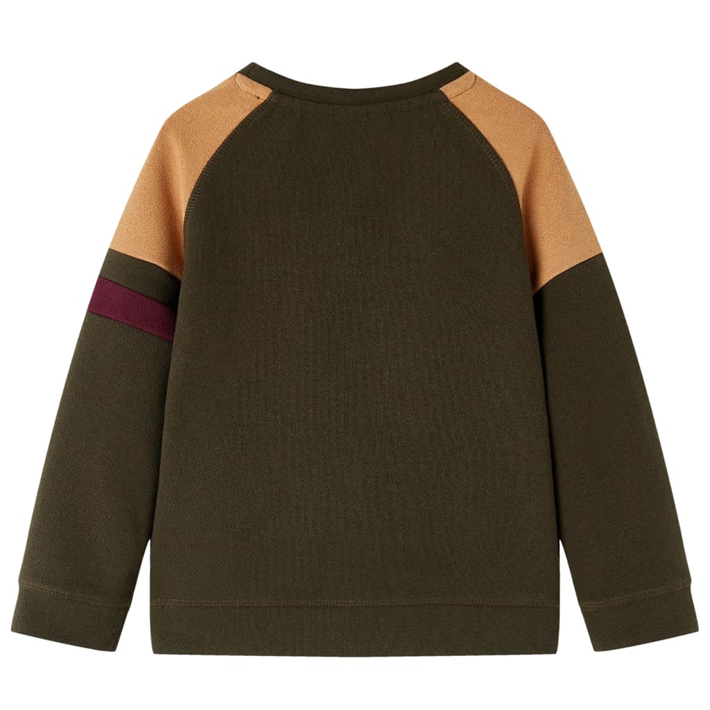 Vidaxl Kinderpullover 92 Donkerkakiklur und Kamel