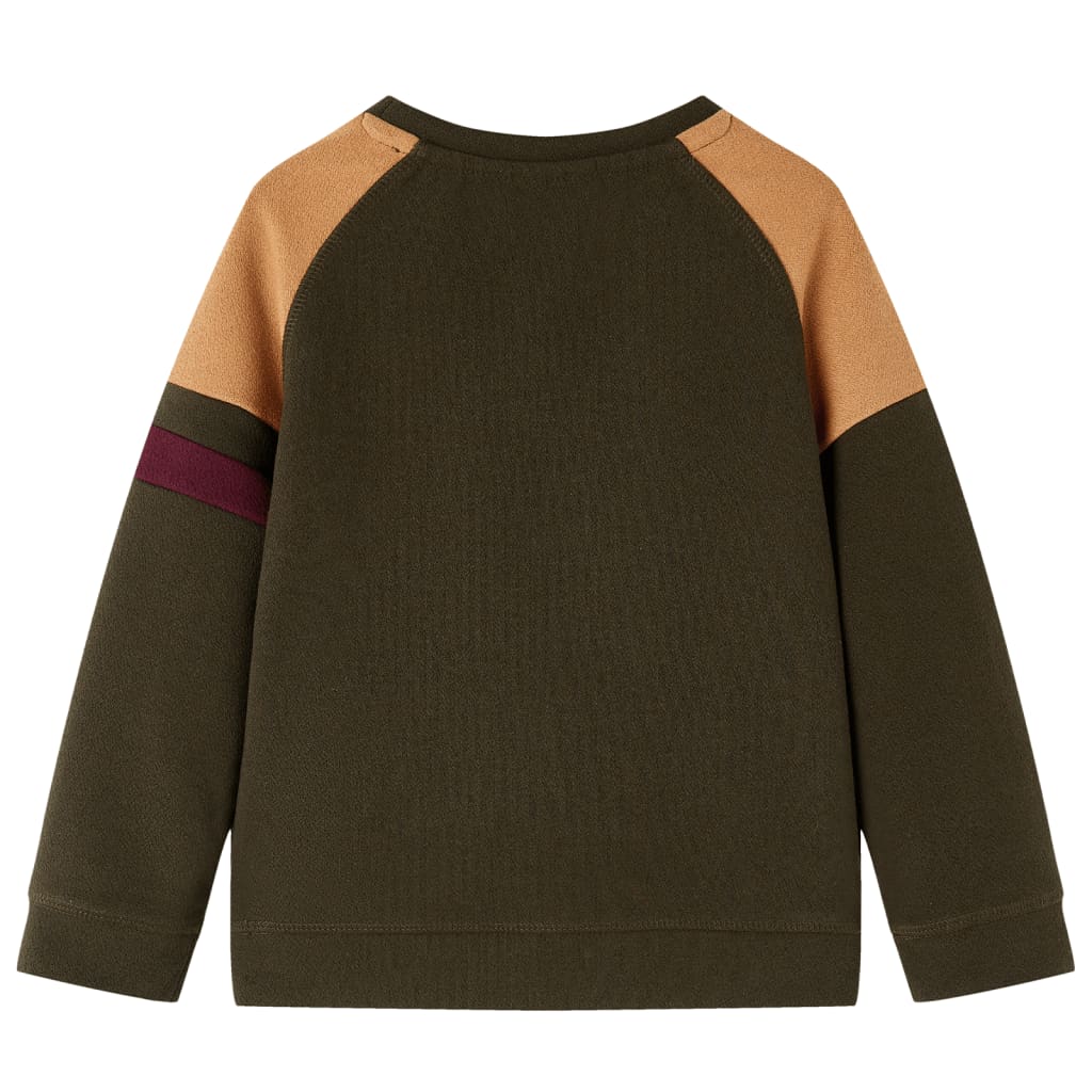 Vidaxl Kinderpullover 104 Donkerkakikleur und Kamel