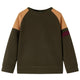 Vidaxl Kinderpullover 140 Donkerkakikleur und Kamel